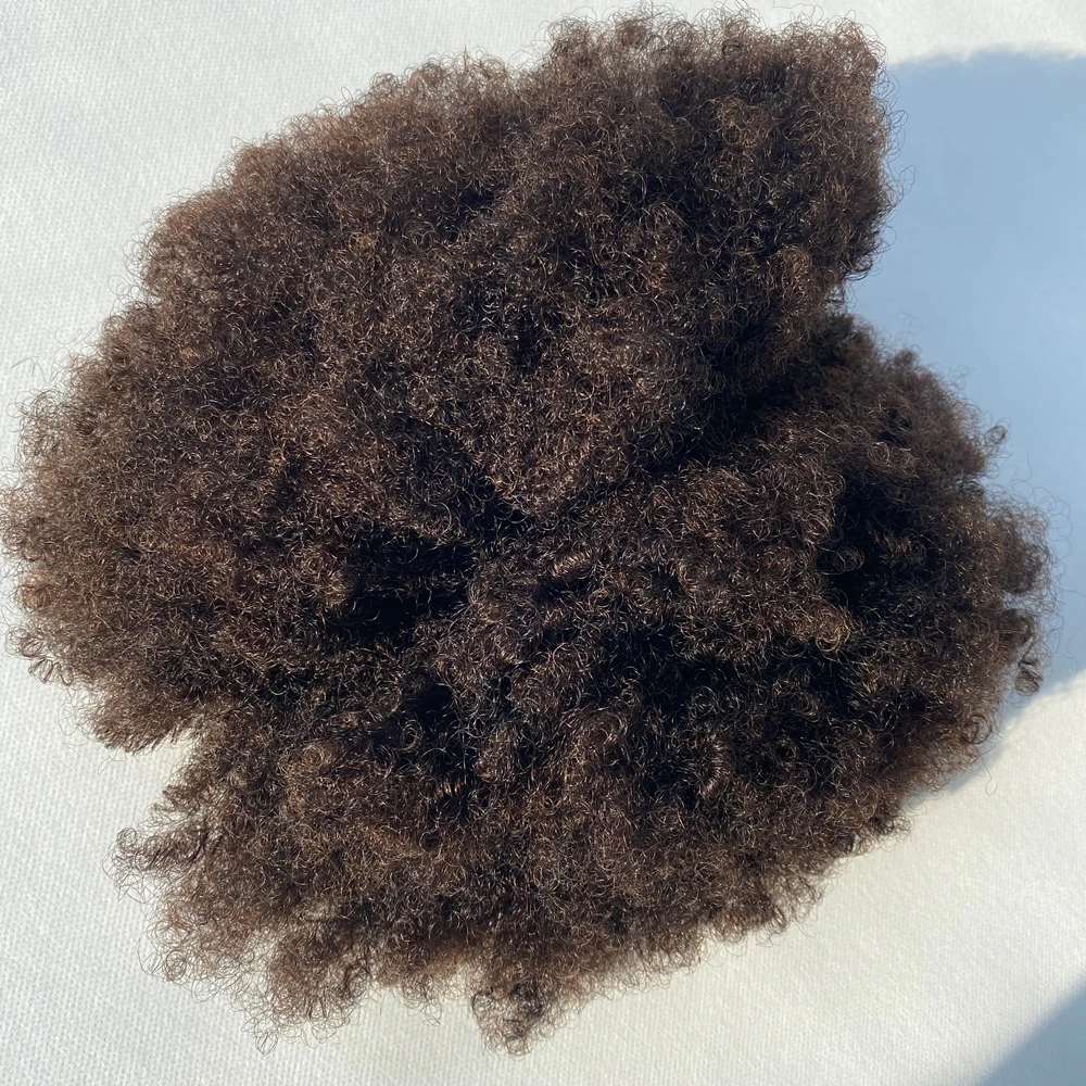 Raw Human Hair Bundles Virgin Fluffy Afro Kinky Curly Human Hair Weave Extensions Afro curly 4b 4c Bundles Brazilian Double Weft - 2