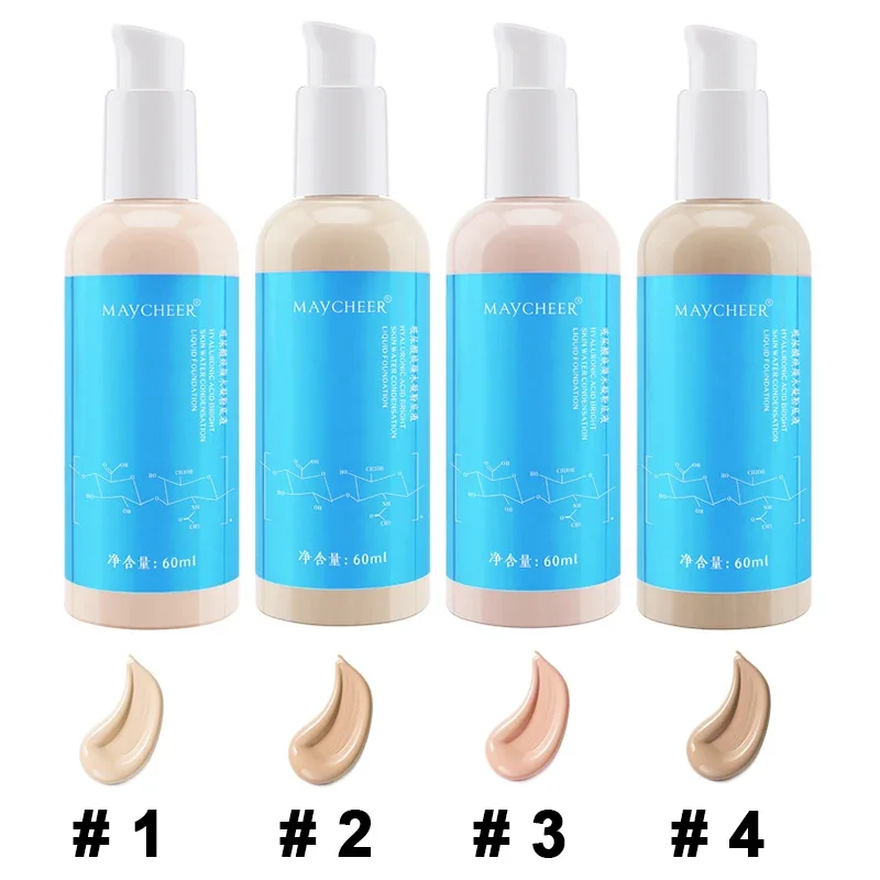 BB Cream Foundation Long-lasting Oil Control Waterproof Concealer Portable Whitening Powder 60ML