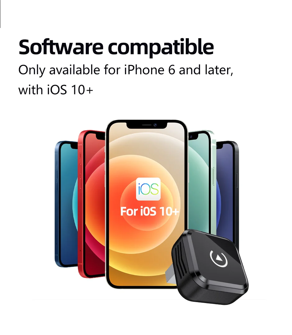 Wireless CarPlay Adapter for iPhone and Android
