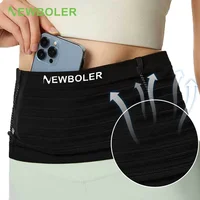 NEWBOLER Elastic Sports Waist Bag Pack Lightweight Running Race Number Belt For Triathlon Marathon Cycling Mountaineering Bag 1