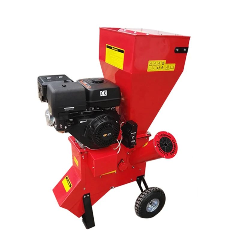 Portable 13 Horsepower Tree Branch Crusher Grinder Garden Wood Shredders With Gasoline Engine 3