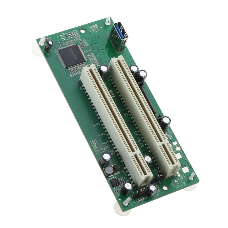 PCI-Express to PCI Adapter Card PCIe to Dual Pci Slot Expansion Card PCIE x1 x16 USB3.0 Adds on Cards Converter