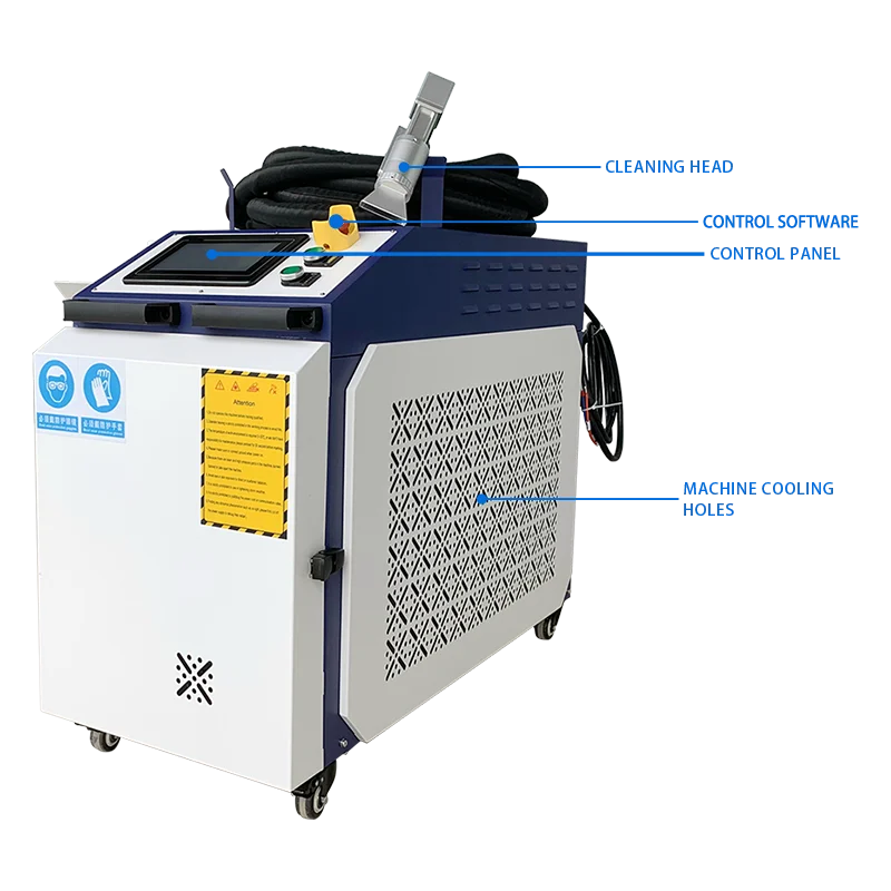 laser metal cleaning machine rust removal cleaner 3000w 2000W 1500W 2