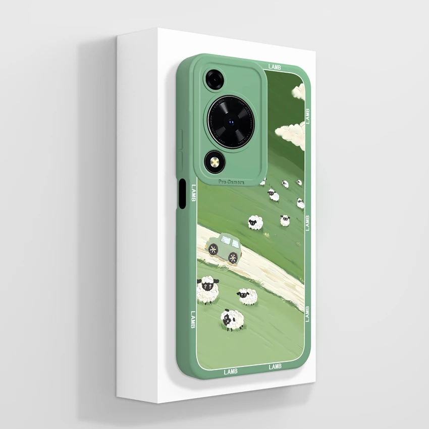 Beautiful Floral Liquid Silicone Phone Case
