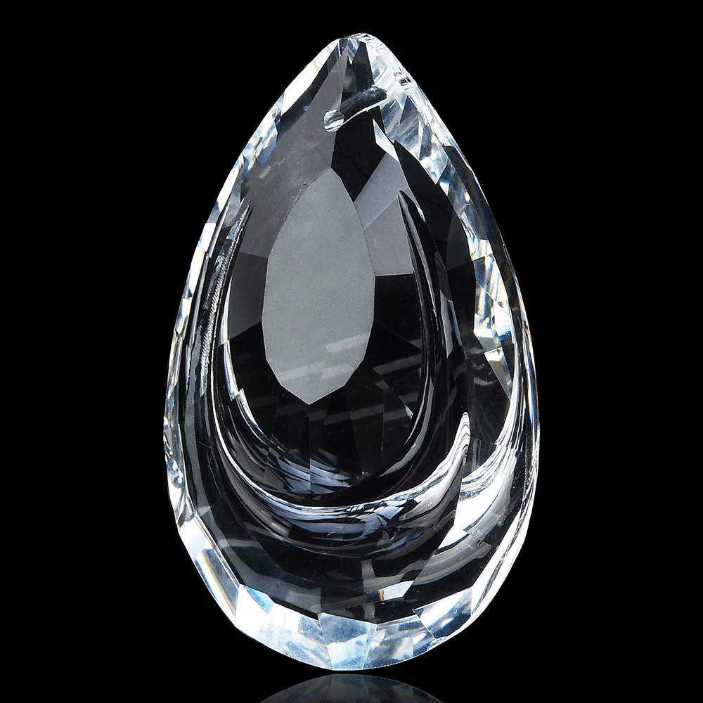 Hanging Crystal Pendant Suncatcher Clear Color Curtain Pendant Sun Catcher Glass Prism Outdoor Window Home Garden Decor