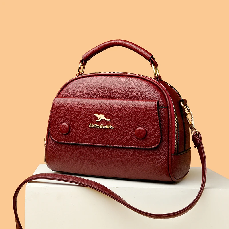 Women Leather Crossbody Shoulder Bag Messenger Tote leather shoulder bag crossbody bag