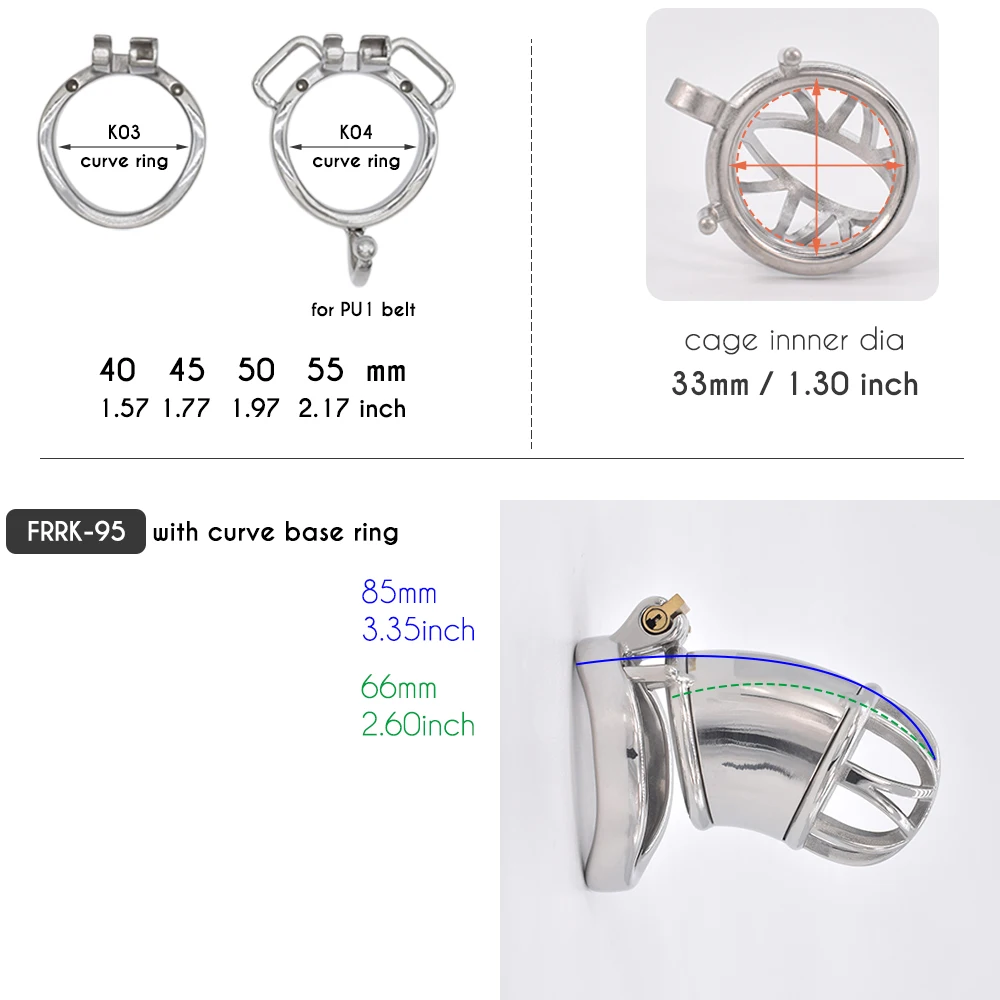 Penis Tube Sleeve Metal Male Chastity Cage Device Erotic Toys Sex Supplies Cock Rings For Men