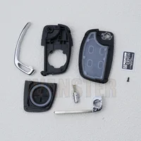 3 4 ปุ่มกรณีกุญแจรถ Fob Key Shell สําหรับ Hyundai IX35 I20 I45 I40 IX45 HB20 SANTA FE IX35 Tucson Solaris ELANTRA Verna 2