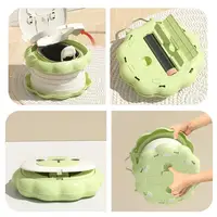 Foldable Travel Potties For Toddler Training Toilet Children-Friendly Potty Chair With Anti-slip Bottom Portable Accessories 2