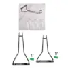 under Cabinet Glass Holder, with Screws Iron Black Cup Rack, for Storage Cabinet 2