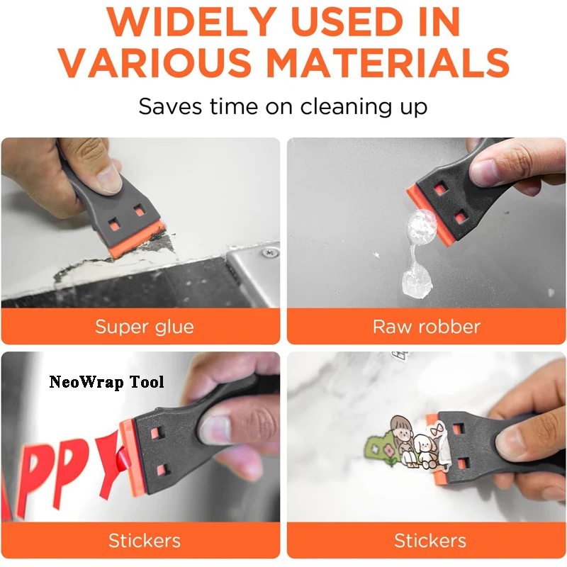 Glue Removal Scraper Multifunctional Plastic Glass Car Film Application Tool Razor Paint