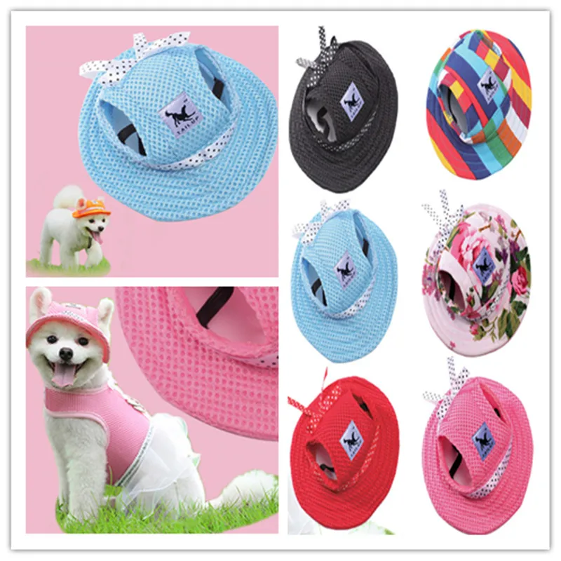 Hats Dogs Ear Holes Dog Hat Grooming Accessories Dog Hats Ear Holes