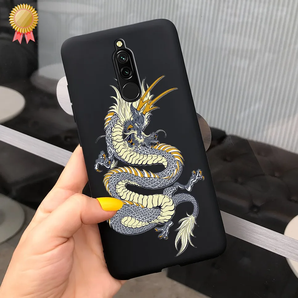 For Redmi 8 Case Redmi8 Cover Animal Cartoons Painted Soft Silicone Phone Case For Xiaomi Redmi 8 Hongmi 8 6.22 Case Fundas