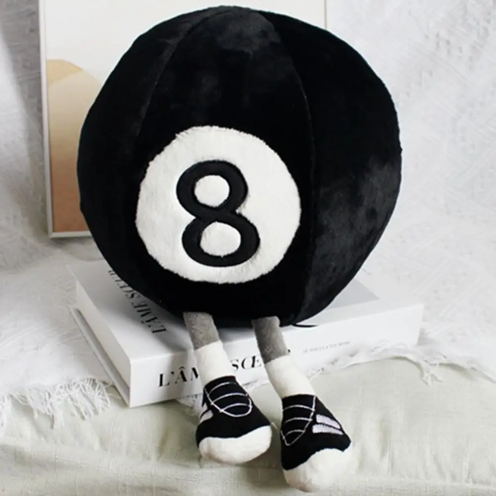 Throw Pillow Plush Ball Gift for Kids Billiard Plush Pillow Toy Set Soft Stuffed Sport Throw Pillows for Kids Cute Birthday