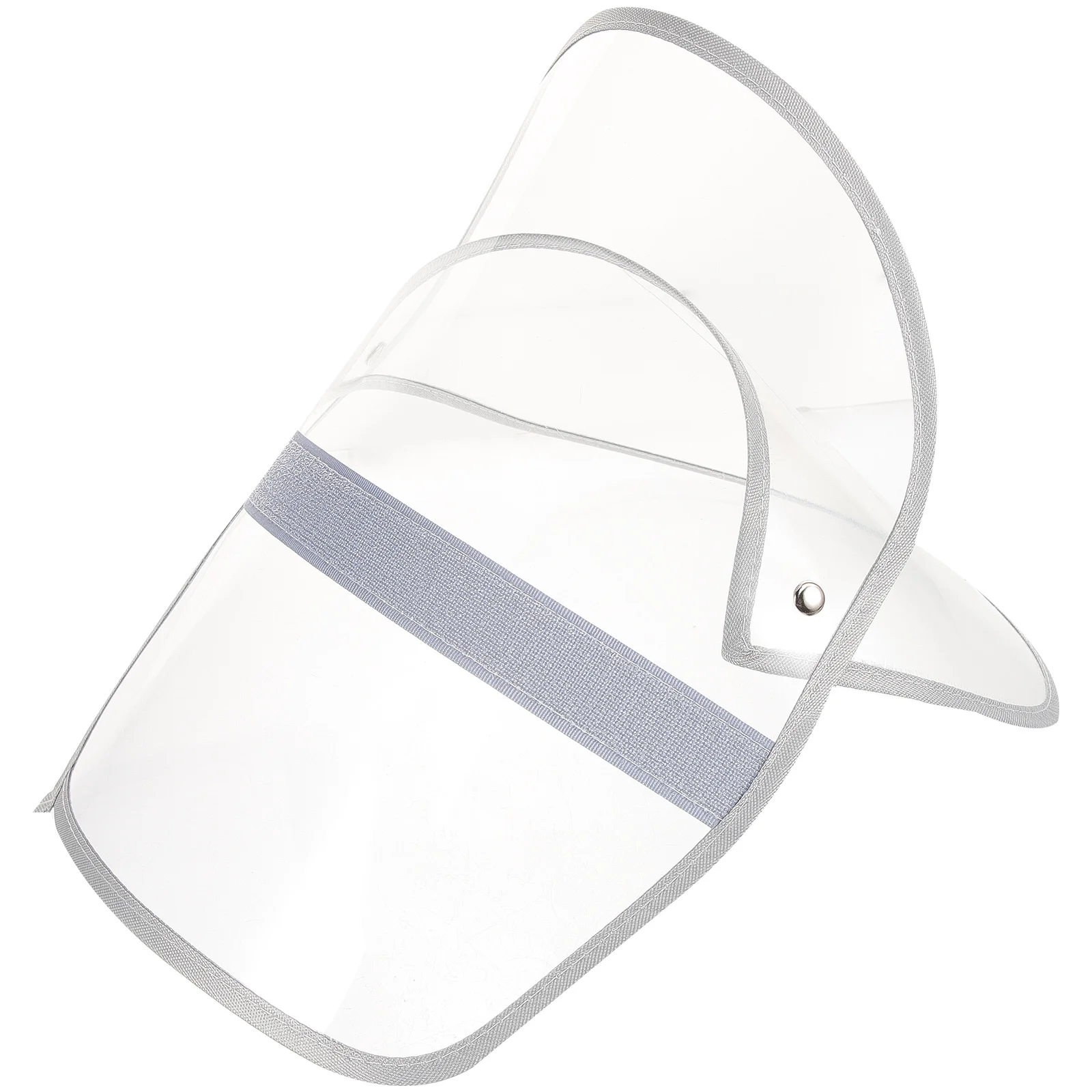 

Raincoat Hat Shield Visor Detachable Rain Poncho Hat Face Protector Clear Raincoat Cap Visor