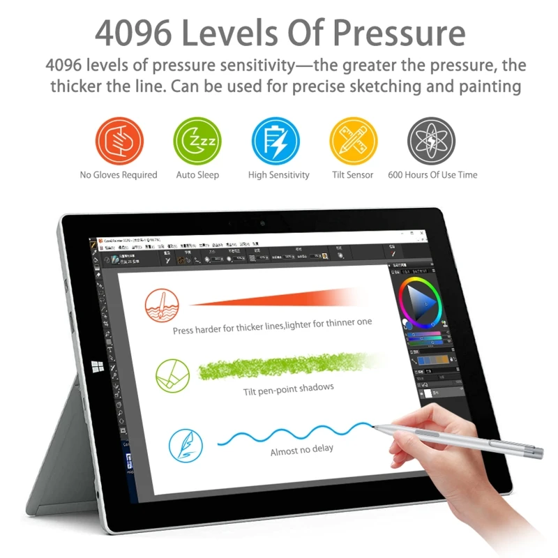 Stylus Pen Tab P11 Pro TB-J716F Tablet Pen Rechargeable 4096 Pressure For Xiaoxin Pad Pro / P11 11.5" Alloy K1KF
