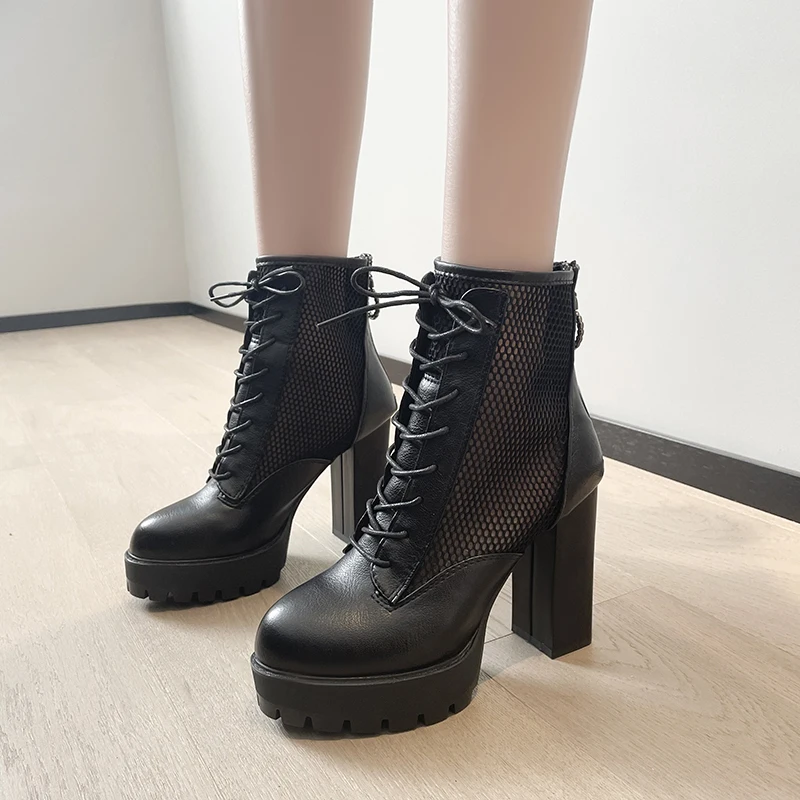 

2022 Hot Summer European and American sexy super high heel women shoes black fish Rome black women sandals 10cm
