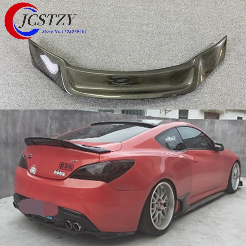

for Hyundai Genesis Coupe spoiler spoiler carbon fiber / FRP primer tail R-type spoiler accessories 2009-2012 year