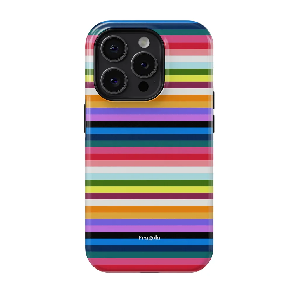 Fragola Ins Korean Striped Luxury Double-layer Phone Case