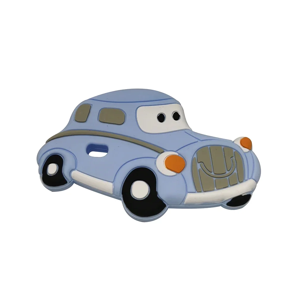 1pc Rodent Teether Toy For Baby Silicone Teether Teething Toys Cartoon Car Food Grade Silicone For Teeth Infant Tiny Rod teething toys silicone teething toys baby teething toys silicone teether