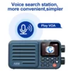 CHOYONG A8W Portable Internet Radio,Smart WIFI FM Receiver with 4K+ Pre-stored Stations, Alarm Clock, Micro SD,Voice Control 2