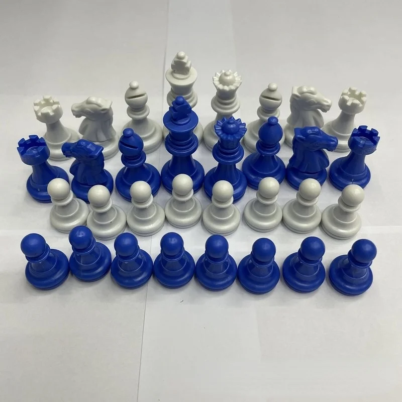 A Set of Plastic PS Material Chess Pieces King 49mm High about 85 Grams Without Chess Board board game,table games,chess pieces