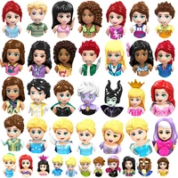 Hot Anime Mini Bricks F001-F041 Models Beautiful Girls Figures Head Accessories Building Blocks Friends Action Toys for Children 1