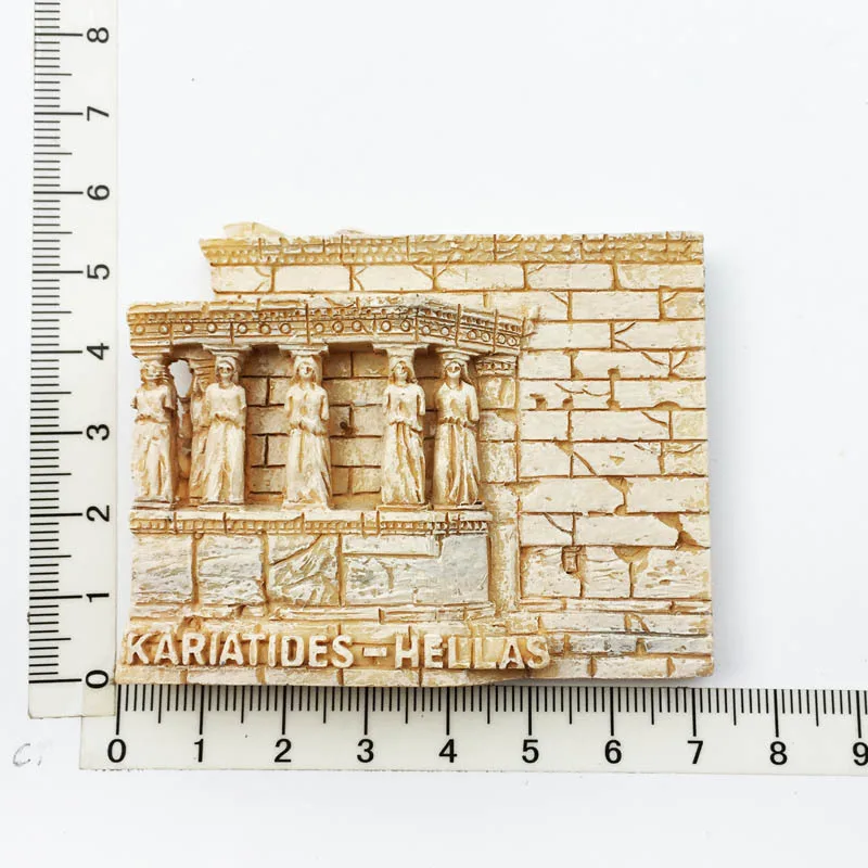 Greek Culture Travel Souvenirs: Decorative Fridge Magnets for Home and Photo Wall Art