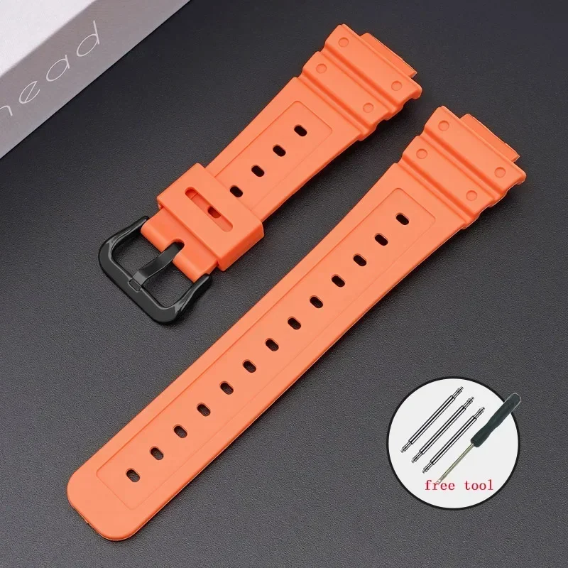 Durable Resin Diving Watch Strap - 16mm Rubber Replacement Band