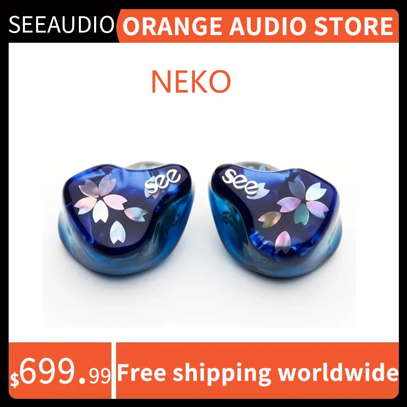 

Мониторы-вкладыши SeeAudio Neko 6BA, 6 сбалансированных арматурных драйверов, IEMs с посеребрением EA CADMUS OCC, 2-контактный кабель 0,78, 3,5 мм + 4,4 мм