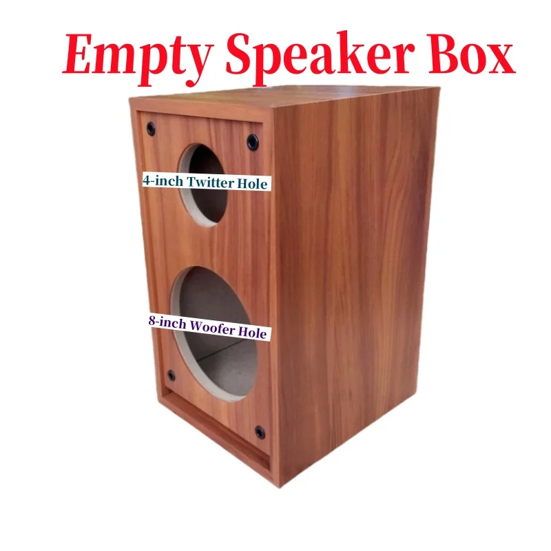 8-inch Woofer 4-inch Tweeter Speaker Empty Box,Maze Speaker Box,DIY ...
