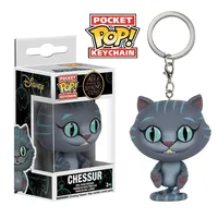 FUNKO Pocket Alice's Adventures In Wonderland Keychain Doll Alice Cheshire Cat Backpack Pendant Collection Holiday Gift Keychain 2