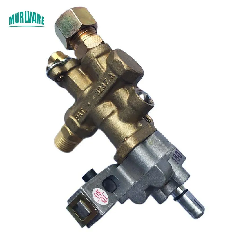 Western Kitchen Gas Clay Stove Commercial Start Fire Safety Valve With Knob