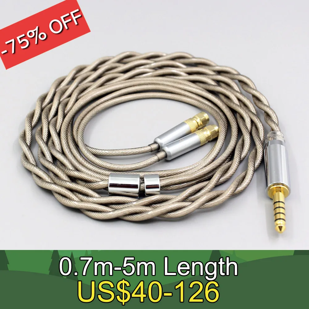 

Type6 756 core 7n Litz OCC Silver Plated Earphone Cable For HiFiMan HE400 HE5 HE6 HE300 HE4 HE500 HE6 Headphone LN007841