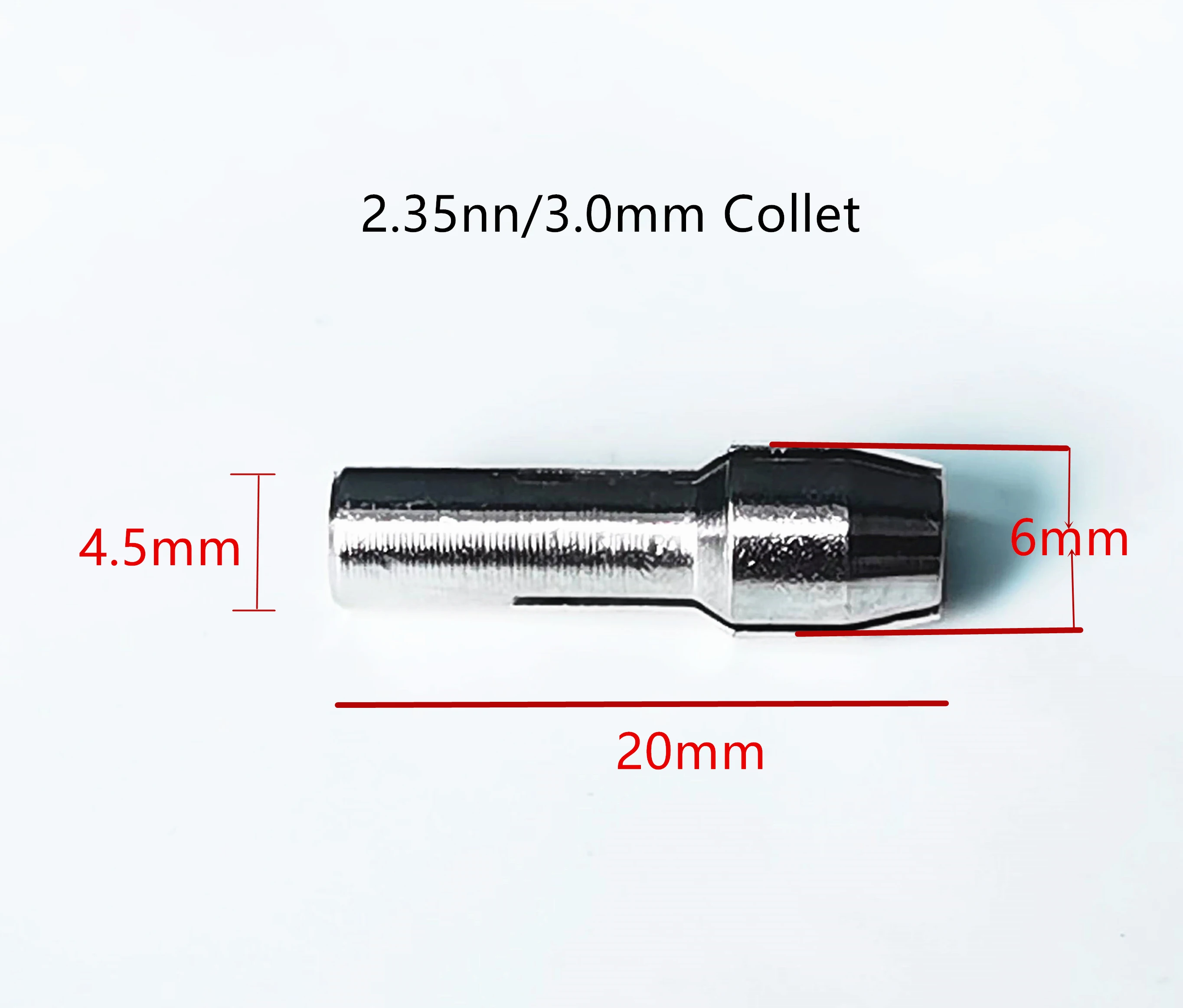 공압 그라인더 콜레트 2.35/3.0/3.175mm(1/8) 강철 스프링 재질 1개