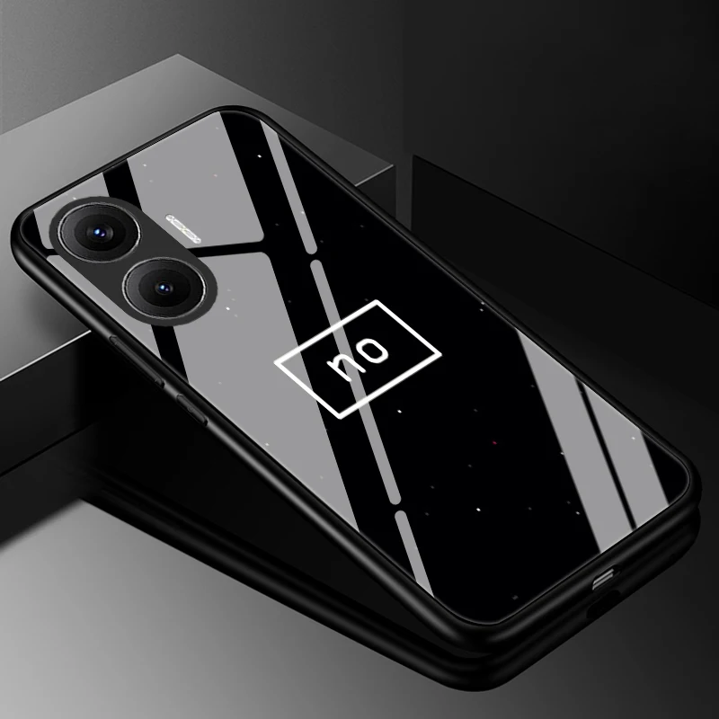 Premium Tempered Glass Hard Back Bumper Case Cover