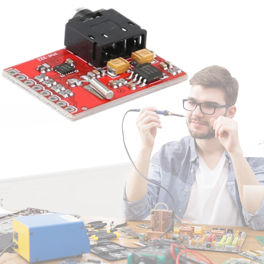 Si4703 RDS FM Radio Tuner Evaluation Breakout Board With Pins Radio ...