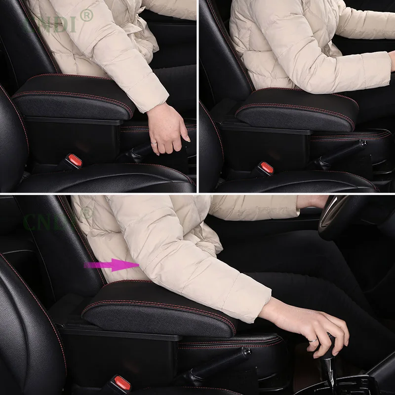 Car Armrest Interior Parts For Kia Morning Picanto Center Storage Box Retrofit Parts Car Accessories
