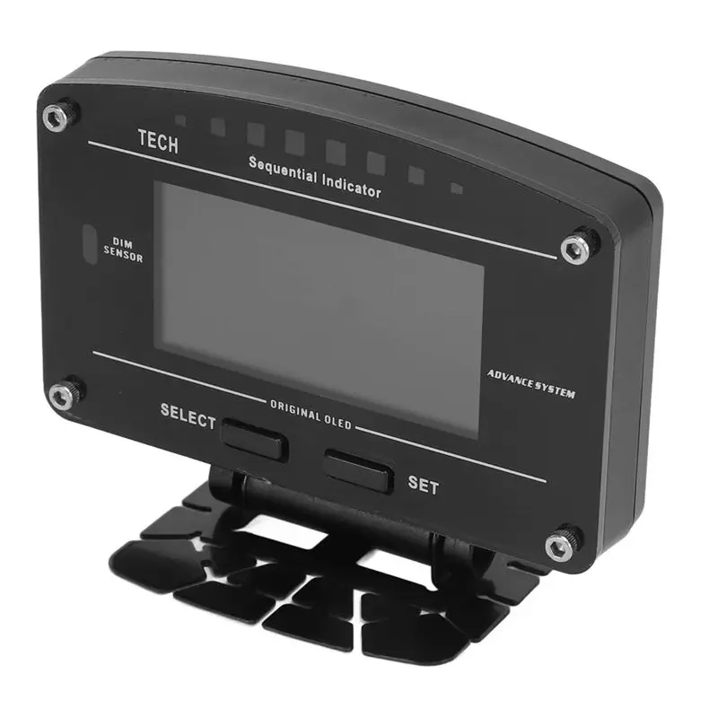 OLED 디스플레이 대시보드 다기능 레이스 대시 패널 보드 11000RPM 레이싱 게이지 Obdll 블루투스 연결-T48C