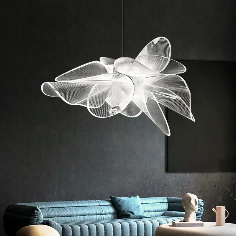 

Postmodern Floral Pendant Lighting Nordic Creative LED bedroom lamps Home Decor Living Dining Room Bedroom Chandelier