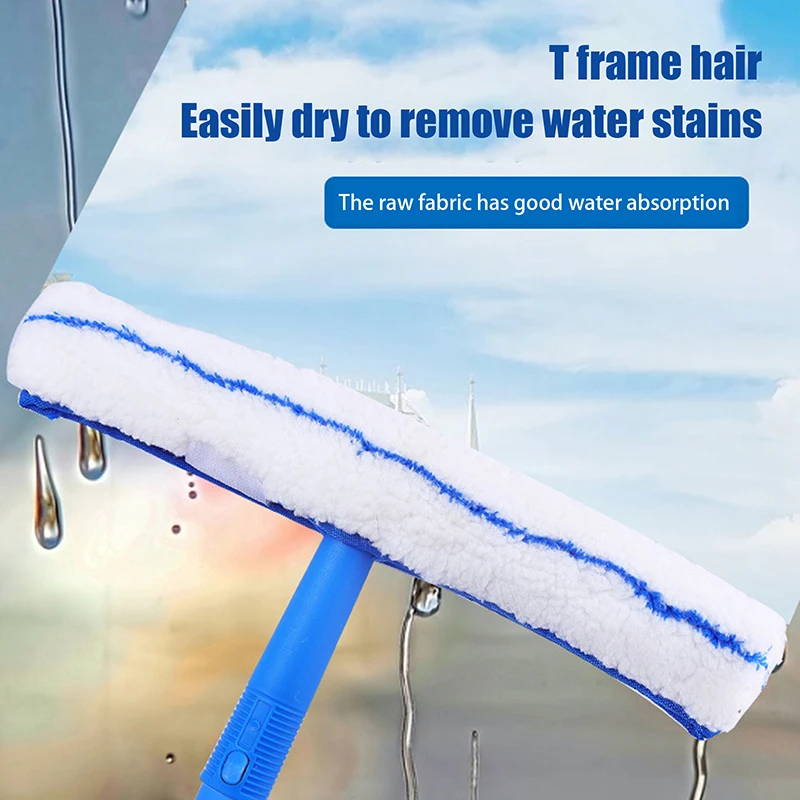 35CM Window Cleaning Combo Squeegee & Microfiber Window Washer 2