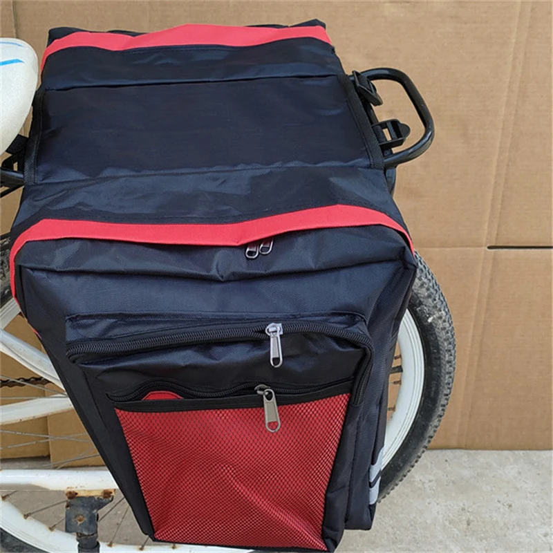 Cycling Double Side Rear Rack Bike 2 In 1 Camo Trunk Bag Mountain Road Bicycle Tail Seat Pannier Pack Luggage Carrier Bike Bag