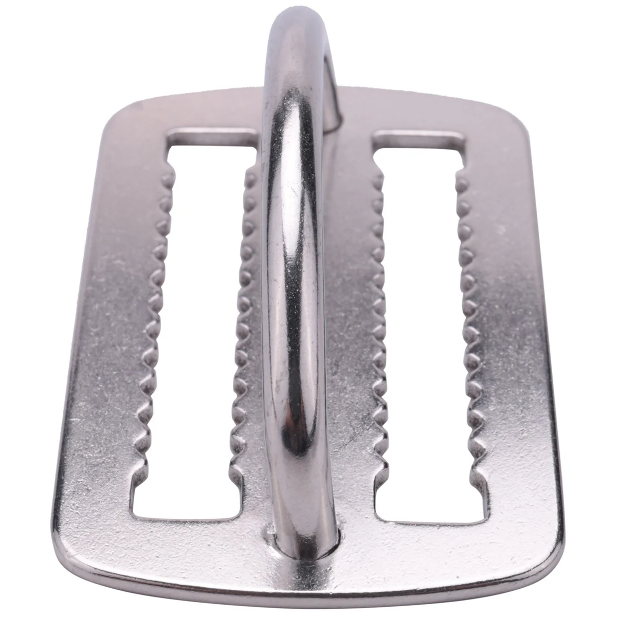 BAAU 6X 316 Stainless Steel D Ring Buckle Scuba Diving Weight Belt Keeper for 5cm Weight Belt Surfing Swimming Sport