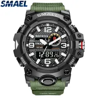 SMAEL 8035  Waterproof Outdoor Digital Electronic Watch Tactical Men's Multifunctional Watch Night Glow 1