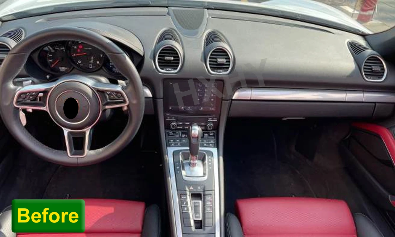 Car Dashboard Stopwatch Decoration Clock Time Support Sport Chrono For Porsche 7