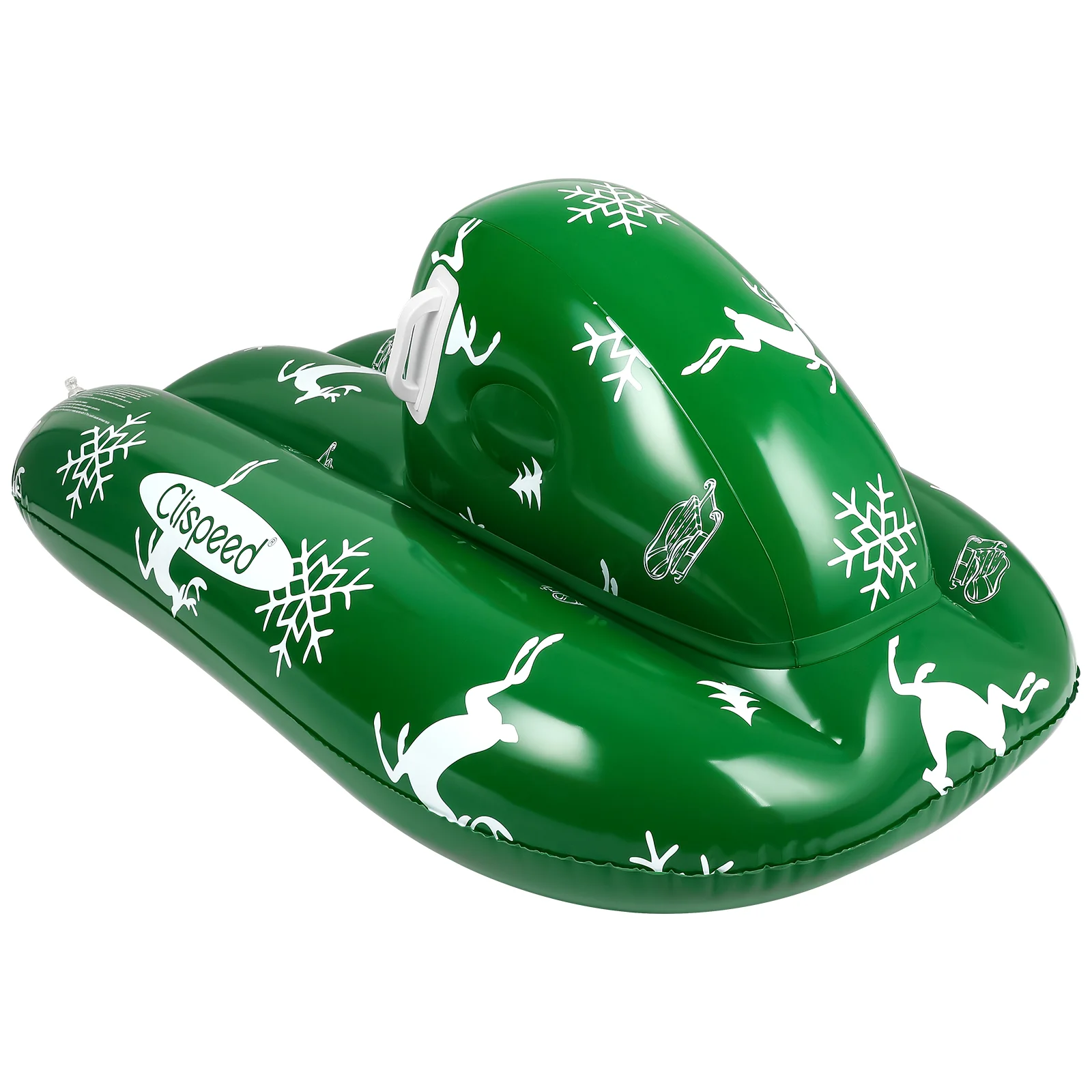 

Зимние надувные санки clдовые с ручками повышенной прочности для детей и взрослых (зеленый)
