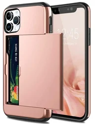 Premium Wallet Case with Card Slots - Elegant and Functional Phone Cover - iPhone 13 Mini (Rose Gold)