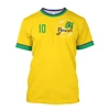 Children's T-Shirts Brazil T-Shirts Beautifully Designed Round Neck Oversized Streetwear Casual Wear Boys Girls Adult Sportswear 6