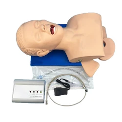 Adult Intubation Manikin Study Teaching Model Airway Management Trainer PVC With Teeth 110-220V