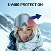 Kapvoe Anti-Fog Snow Goggles Women Ski Goggles Snowboarding Snow Skiing Mask Men Lens Kit UV400 Snowmobile Glasses Motorcycle 5